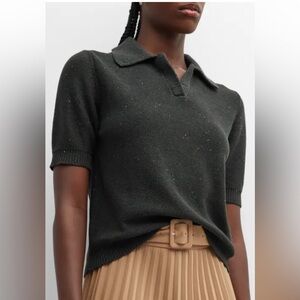 FABIANA FILIPPI
Sequined Knit Polo top b23